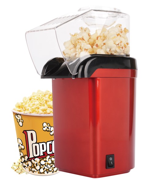 electric mini cheap hot air oil free popcorn maker