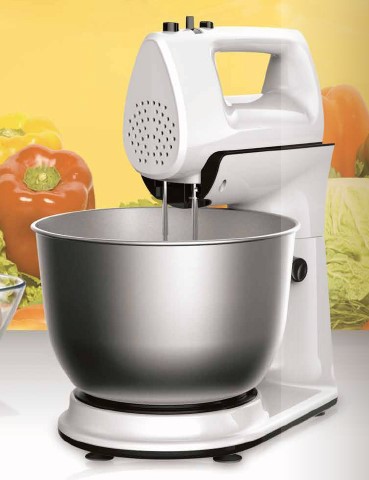 electric 2 in 1 hand and stand mixer with SS bowl